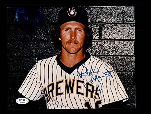 Robin Yount PSA DNK potpisao je 8x10 fotografskih pivara - autogramirane MLB fotografije