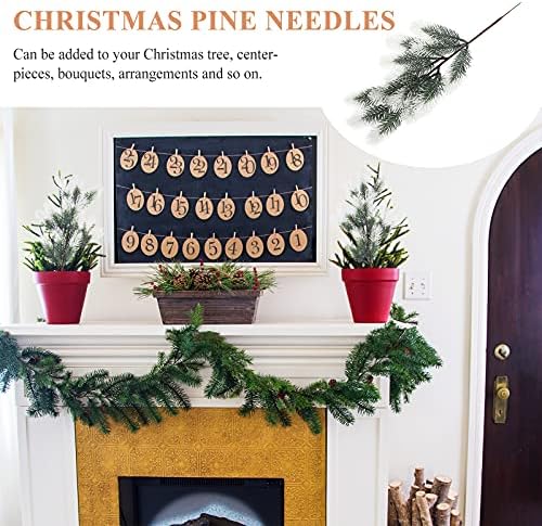 2pcs umjetne borove igle lažne biljke Pine igle šik božićne ukrase za dom / zid / kuhinja / dekor sobe