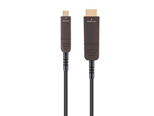 MONOPRICE USB 3.1 TIP-C DO HDMI VIDEO KABEL - 30 stopa - crna | 4k @ 60Hz, vlakno optičko, AOC,