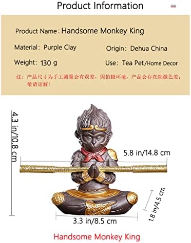 Kralj majmuna ljubičasti čaj za čaj kungfu čaj za kućni ljubimac za čaj Pribor za auto dodatnu opremu Auto
