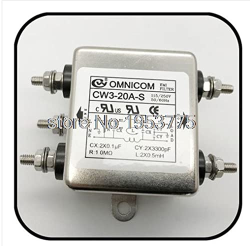 CW3-20A-S AC 115V / 250V 20A Jednofazni metalni supresirač za supresiju EMI filter