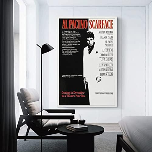 TONGYANG 1983 Scarface filmski Poster za spavaću sobu estetski zidni dekor platno zidni umjetnički poklon