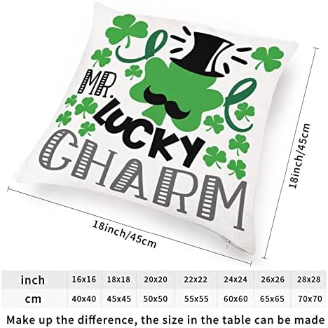 Cuver St Patrick's Corte Cover Covers G. Lucky Charm Home Decor Platneti jastuk navlake Lucky