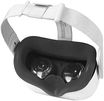 Nokio silikonski poklopac jastuk za oči za oculus Quest 2 Okvir za lica Otvor bez svjetlosne izolirane