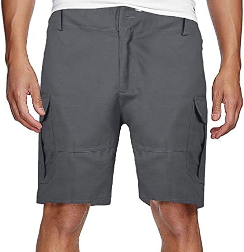Miashui Hlače za muškarce Hlače na plaži sa džepovima Atletski teretni kratke hlače za muškarce