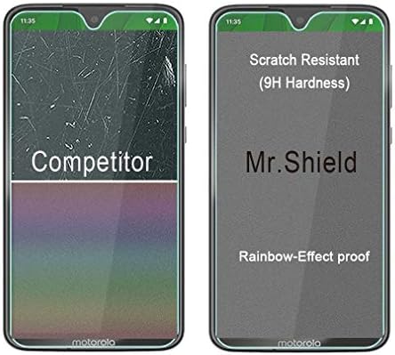 Mr. štit [3-PACK] dizajniran za Motorola [nadogradite maksimalnu verziju ekrana] [kaljeno staklo] zaštitnik