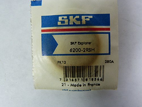 SKF 6200-2rsh kuglični ležaj duboki žljeb jedan 10mm ID 30mm od