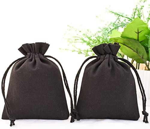 CRAFT JAIPUR 100 paketa torbica za pakovanje nakita, torbe za Crni nakit, torbe za vjenčanje, torbe za poklon 4x5 inča