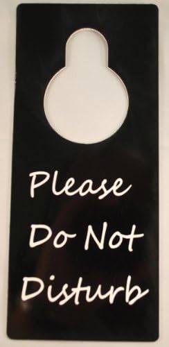 Ne ometajte vješalica za vrata crna plastična kutija od 10