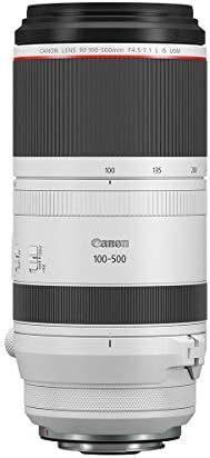 Canon RF 100-500mm f / 4,5-7,1 l je USM objektiv, paket sa 77 mm UV tanko filtriranje i krpa za čišćenje