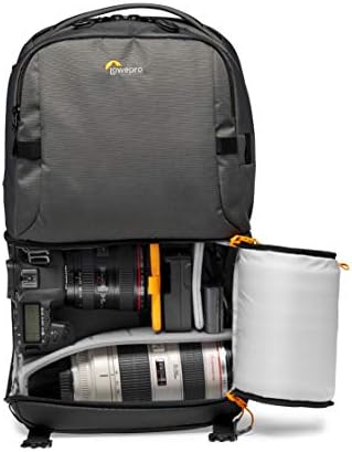 Lowepro Fastpack BP 250 AW III DSLR ruksak za kamere bez ogledala sa QuickDoor pristupom i 13-inčnim odjeljkom za Laptop-DSLR dodatna oprema, torba za kamere ruksak za kamere kao što su Nikon D850, 300d Ripstop, siva