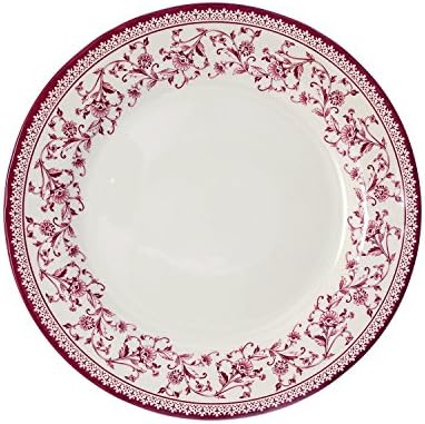 TUDOR ROYAL kolekcija 30-komadni premium kvalitetni krug Porcelanski set za večeru, usluga za 6 - Aster Pink, pogledajte više dizajna iznutra!