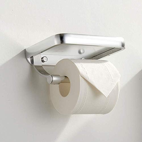 ERDDCBB Držač za toaletni papir, držač za papir za papir Cinc Legura WC kokolica stalak za papir Wiht Telefon