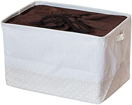 GPPZM pamučna posteljina prugasta košara za pranje rublja sa poklopcem Veliki kapaciteti za pohranu odjeće