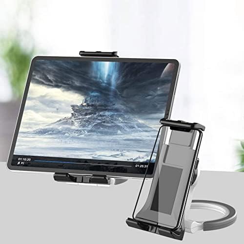 Abaippj stolni držač tableta Sklopivi ekstend Podrška za podršku Mobilni nosač telefona Podesivo 360 ° Podesivo - crno