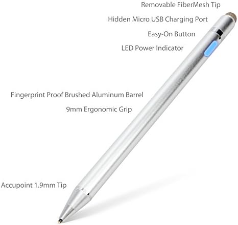Boxwave Stylus olovkom Kompatibilan je sa Lenovo Z5 Pro - Accpupoint Active Stylus, elektronički stylus