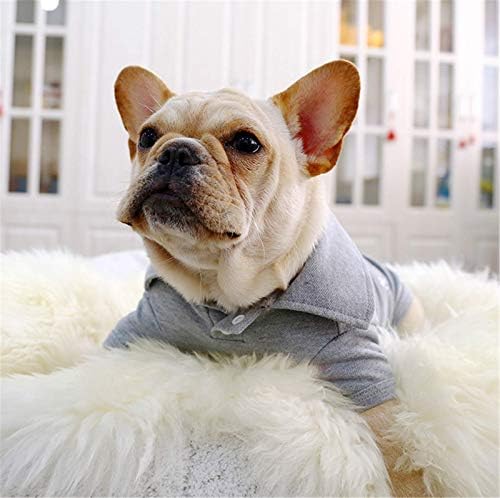 Francuski buldog vez pamučne košulje za pse ljubimce štene majica odjeća odjeća odjeća na vrhu ...