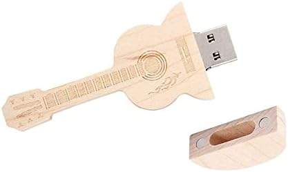 10 pakovanja javorok u obliku gitare drvo USB flash olovka palac palac