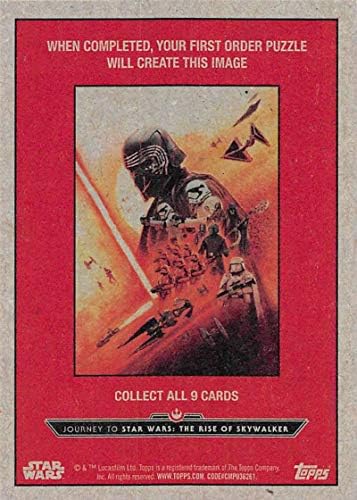 2019 TOPPS STAR WARS Putovanje za uspon Skywalker # 100 s pogledom na trgovačku karticu Wasteland