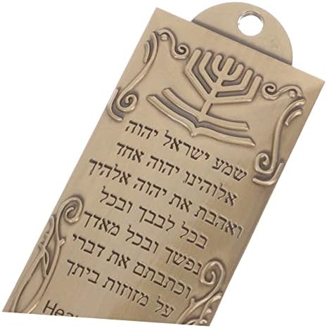 Amosfun 1 set Religious Holy Scroll Vintage Decor Religious Mezuzah Craft Mezuzah Legura Decor Judaica Mezuzah
