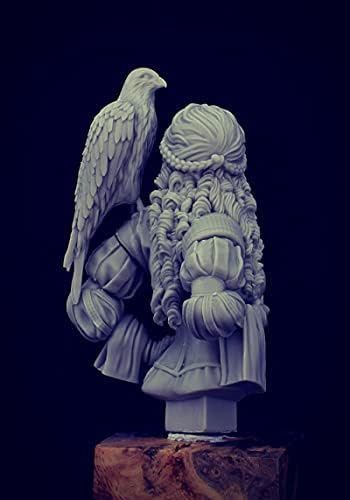 Goodmoel 1/12 Ancient Fantasy ženski ratnik i leteći Orao smola figura Bust Model / Nesastavljen i neobojen vojnik Die Cast Kit / YP-721