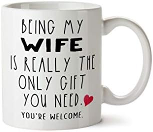 Ukusan dodatak Smiješan poklon za suprugu - Biti moja žena je zaista jedini poklon koji vam je potreban - godišnjica