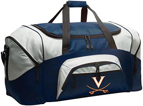 Torba sa Univerziteta Virginia veliki uva kofer ili torba za teretanu za muškarce, dame za njega ili