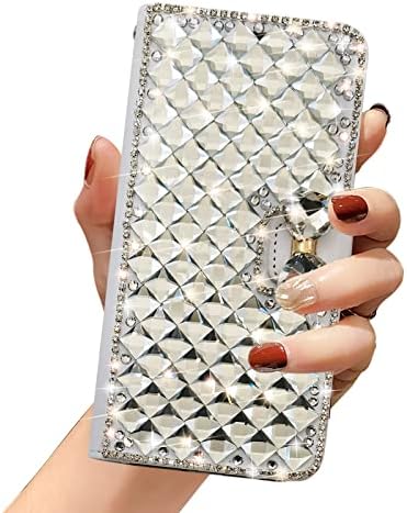 Omio kompatibilan sa futrolom za iPhone 14 Plus novčanik Luksuzni Glitter Bling dijamantski držač za žene