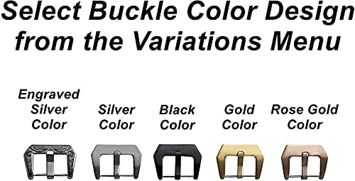 Nickston Gold četkani originalni kožni remen kompatibilan sa Garmin pristupom S12 S40 S42 i