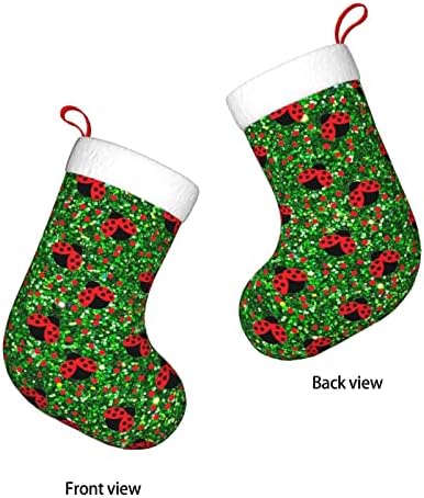 Austenstern Božićne čarape bešavne spot crvene životinje dvostrane kamine viseći čarape