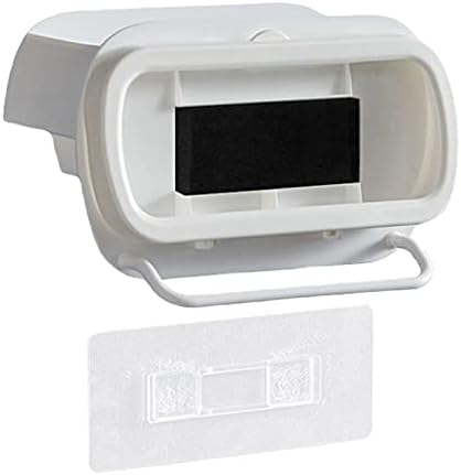 Wsklinft 1 set polica za pohranu organizacija samoljepljivi tuš kuhinjski telefon za skladištenje za skladištenje za kupatilo bijelo