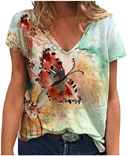 3D zmajeve košulje za žene, teen djevojke labava bluza s labavim ljetnim casual proljetnim vrhovima