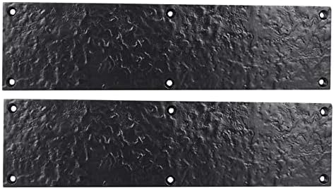 Skandh Iron Crni prah presvučen 11.5 x 3 inčna pločica za vrata, pakovanje od 2