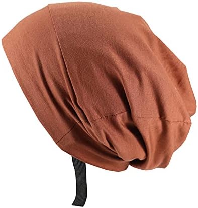 SSDXY satenski obložen belijanski šešir za žene podesive elastičnosti Mekana rastezana kapa solidna