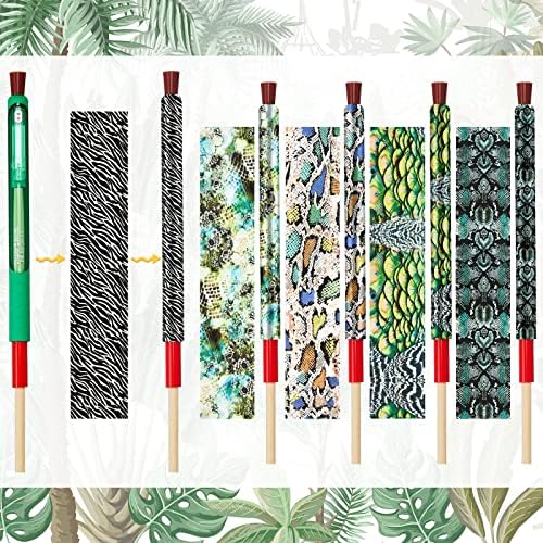 51 komada epoksidna olovka Epoksidna olovka isporučuje DIY naljepnice Glitter olovka umjetnički zanat uzorci line prugaste trake s narančastim strugačem za diy zanatske olovke, različite boje