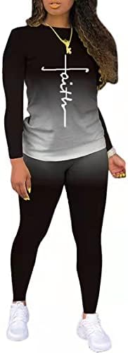 Ženska odijela za 2 komada kravata boja Sports TrackSuit Sexy Bodycon dugih rukava dugih rukava i hlače