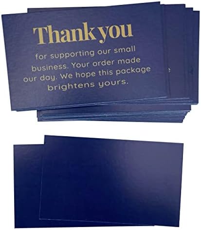 ITZAMNA Hvala vam što ste podržali naše male vizit karte hvala vam kartica Navy cards paket od 100