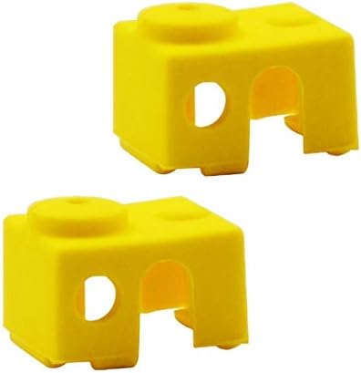 JF-XUAN 2kom 3d gumena futrola za štampač Sock Guard za termo blok V6# 1 3d printer Accessories