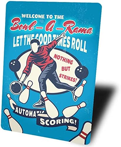 Retro Bowlarama znak, Custom Bowling znak, Retro Bowling Decor, Vintage Bowling poklon, cool Bowling ideje