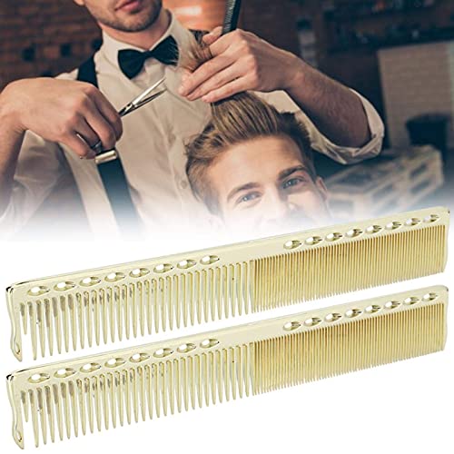 2kom češalj za šišanje od nerđajućeg čelika češalj za brijanje u više boja za češalj Salon za oblikovanje kose