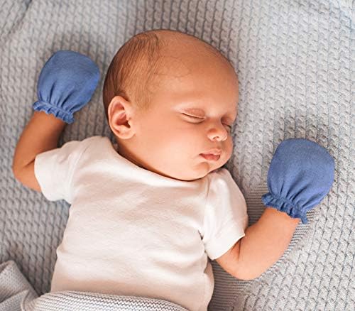 Hipoalergenijski dojenčadi rukavice s elastičnim zglobom i muslinskim bebama zavida