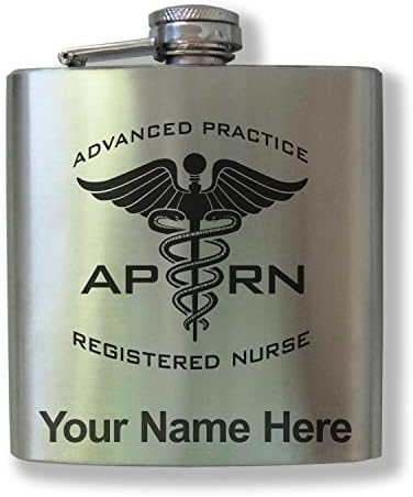 6oz tikvica od nerđajućeg čelika, APRN registrovana medicinska sestra napredne prakse, uključeno personalizovano