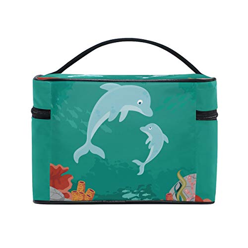 Prijenosni slatka duphinska putna kozmetička torba za šminku za šminku Case Organizer TURS CASE WCSRY Torba sa velikim kapacitetom za kozmetiku Make up alati