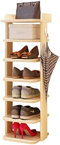 Dingzz vertikalni drveni nosač cipela iza vrata cipele za skladištenje prostora za uštedu prostora Organizator cipela Stalak za kućni hodnik Namještaj za cipele za cipele