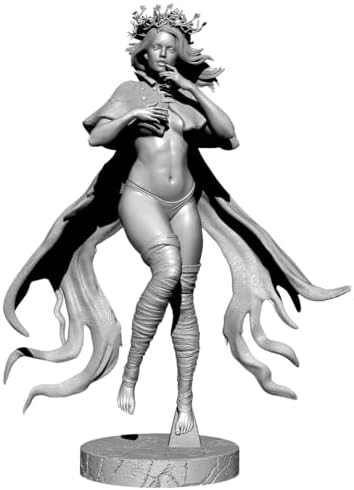 1/24 smola figura model Ancient Fantasy ženski ratnik smola model kit nesastavljen i neobojen-