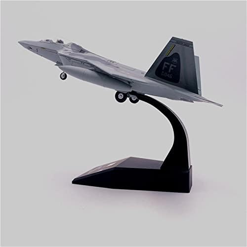 Kopija modela aviona 1/100 za F-22 aviona američkog Ratnog vazduhoplovstva Raptor skala od livenja pod pritiskom Model lovačkih aviona kolekcija igračaka