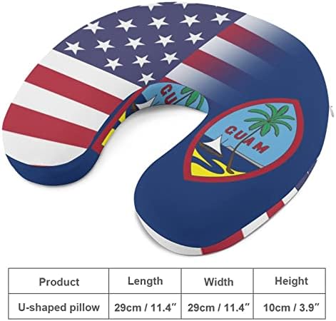 USA i Guam zastava Jastuk za mekani jastuk za pranje jastuk u obliku u obliku u obliku kućnog ureda
