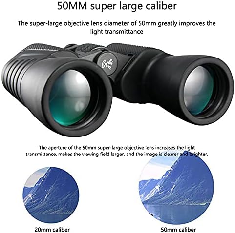 Botite 20x50 dvogled velike snage, prijenosni i vodootporni dvogled teleskop, višeslojna sočiva veliki okular,