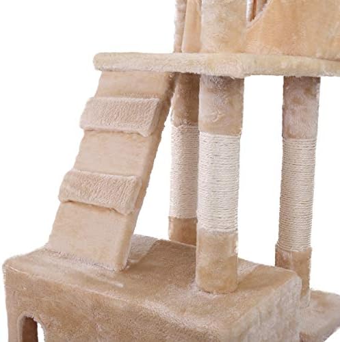 Apollo Cat Tree 66 Toranj Za Mačke Na Više Nivoa? za mačke u zatvorenom prostoru, Sarezanim stupovima,