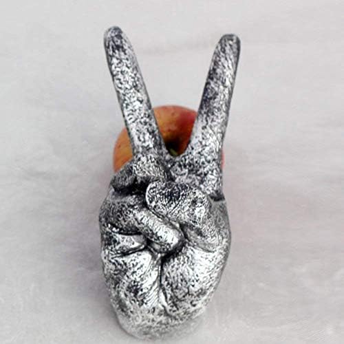 LIXFDJ Creative H i skulptura dekor, nakit držač za prikaz prst Gesture sto Kip prsten ogrlica St i držač